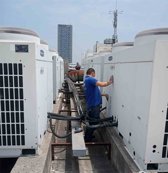 延安市中央空调制热和不制冷系统维修方法